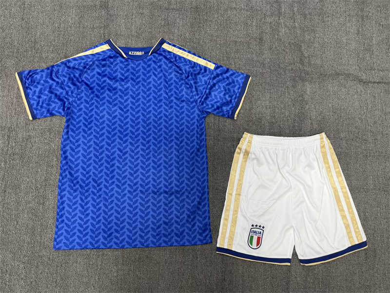 (image for) 2026 Italy Home Youth Soccer Jersey