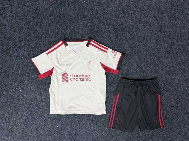 2025/26 Liverpoolnk Away Youth Soccer Jersey (image for) 2025/26 Liverpoolnk Away Youth Soccer Jersey