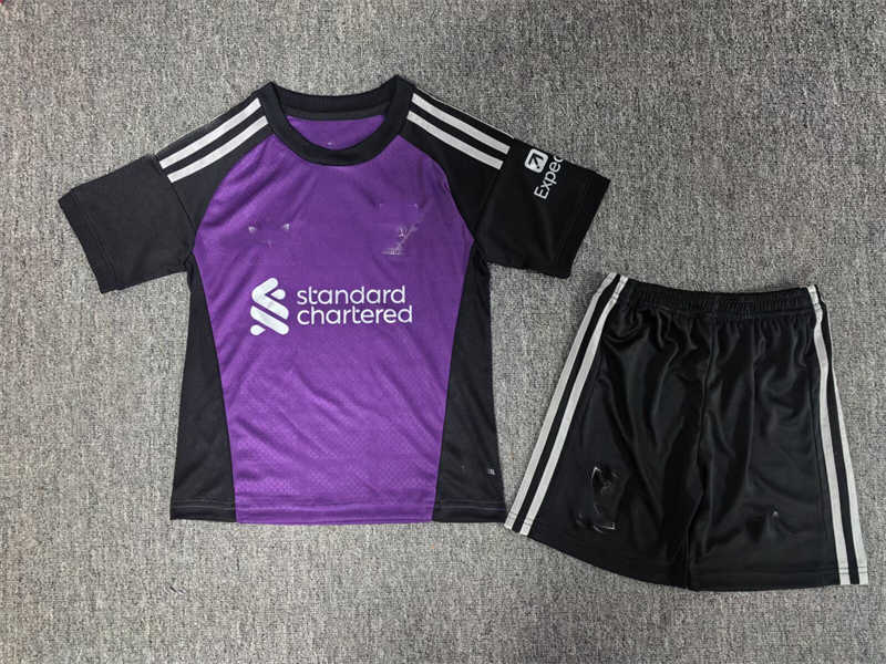 (image for) 2026/27 Liverpoolnk GK Purple Youth Soccer Jersey