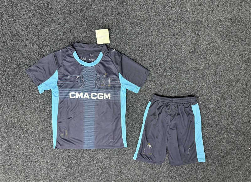 2025/26 Marseillenk Away Youth Soccer Jersey (image for) 2025/26 Marseillenk Away Youth Soccer Jersey