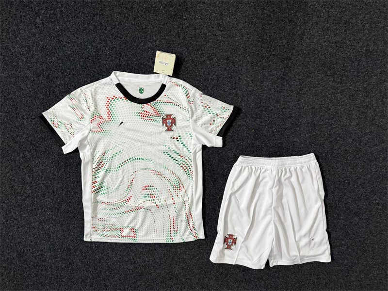 2025 Portugal Away Youth Soccer Jersey (image for) 2025 Portugal Away Youth Soccer Jersey