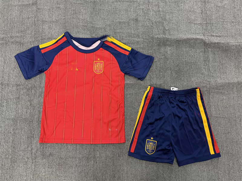 (image for) 2026 Spain Home Youth Soccer Jersey