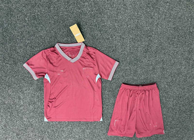 2025/26 West Ham Unitednk Home Youth Soccer Jersey (image for) 2025/26 West Ham Unitednk Home Youth Soccer Jersey