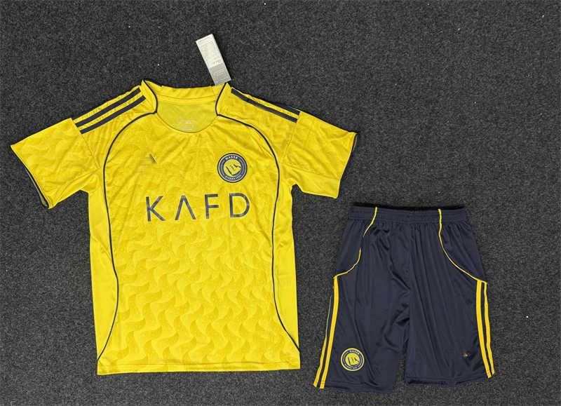 2025/26 Al Nassr Home Soccer Jersey (image for) 2025/26 Al Nassr Home Soccer Jersey