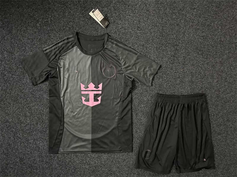 2025 Inter Miamink Black Soccer Jersey (image for) 2025 Inter Miamink Black Soccer Jersey