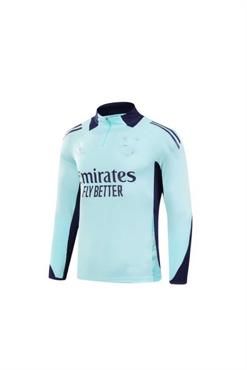 2024/25 Arsenalnk Blue Tracksuit(Neck Zipper) (image for) 2024/25 Arsenalnk Blue Tracksuit(Neck Zipper)