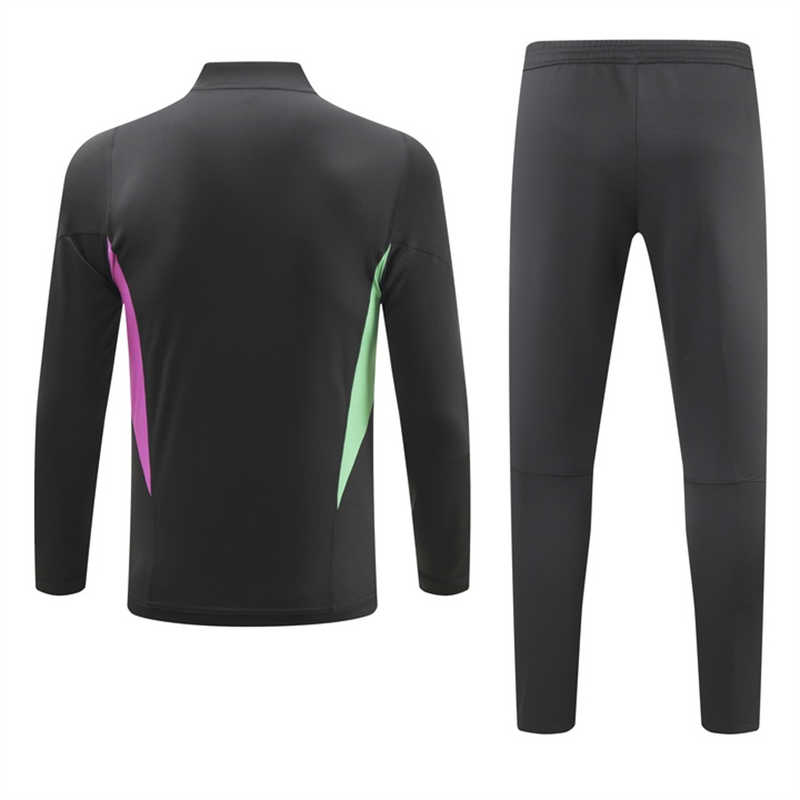 (image for) 2023/24 Bayern Munichnk Black Tracksuit(Neck Zipper)