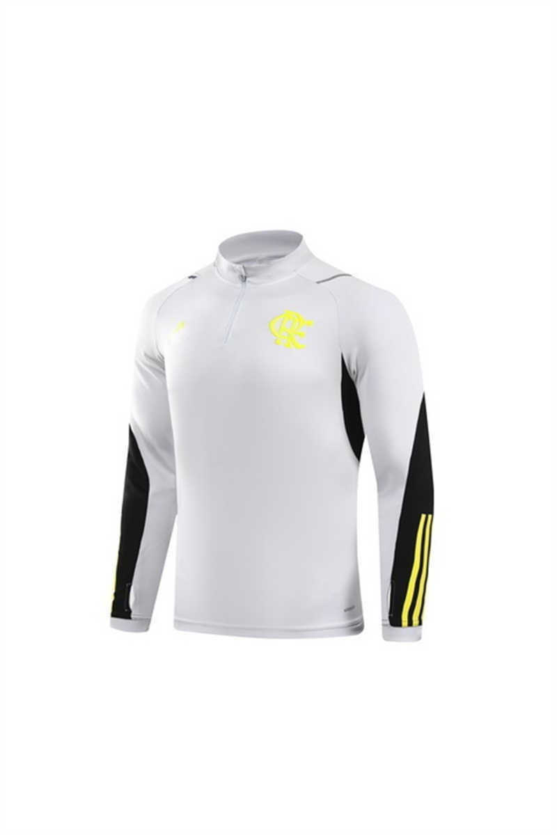 2024/25 Flamengo Gray Tracksuit(Neck Zipper) (image for) 2024/25 Flamengo Gray Tracksuit(Neck Zipper)