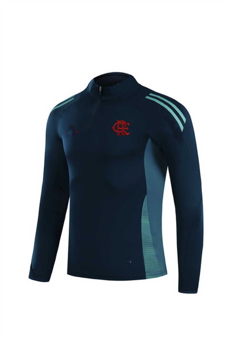 2025/26 Flamengo Navy Tracksuit(Neck Zipper) (image for) 2025/26 Flamengo Navy Tracksuit(Neck Zipper)