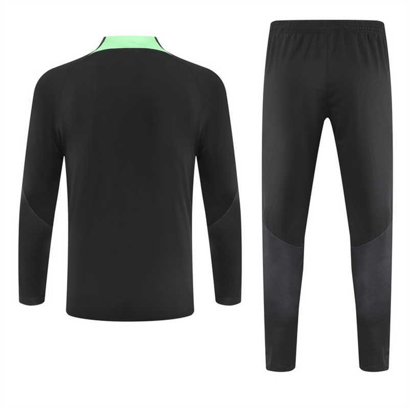 (image for) 2023/24 Liverpoolnk Black Tracksuit(Neck Zipper)