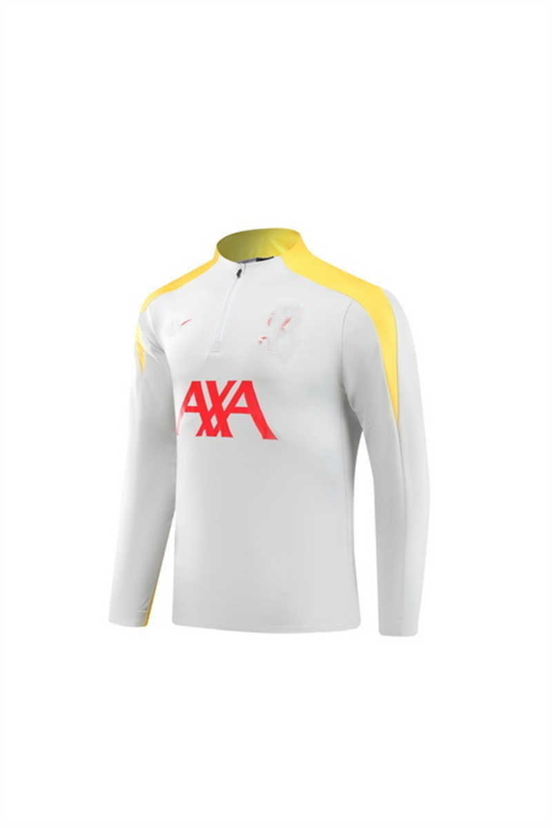 2024/25 Liverpoolnk Gray Tracksuit(Neck Zipper) (image for) 2024/25 Liverpoolnk Gray Tracksuit(Neck Zipper)