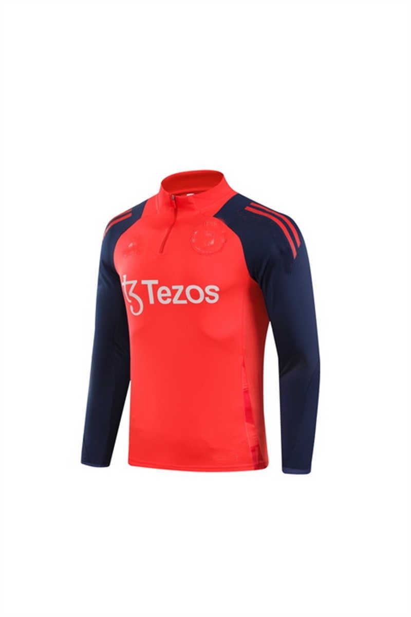 (image for) 2024/25 Manchester Unitednk Red Tracksuit(Neck Zipper)