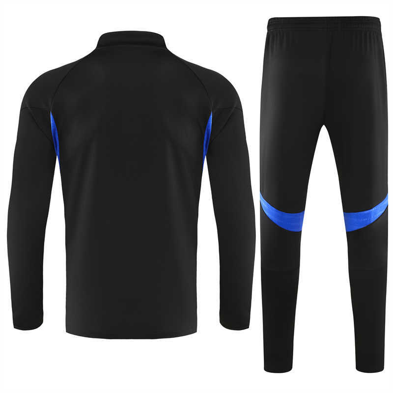 (image for) 2025/26 Manchester Unitednk Black Tracksuit(Neck Zipper)