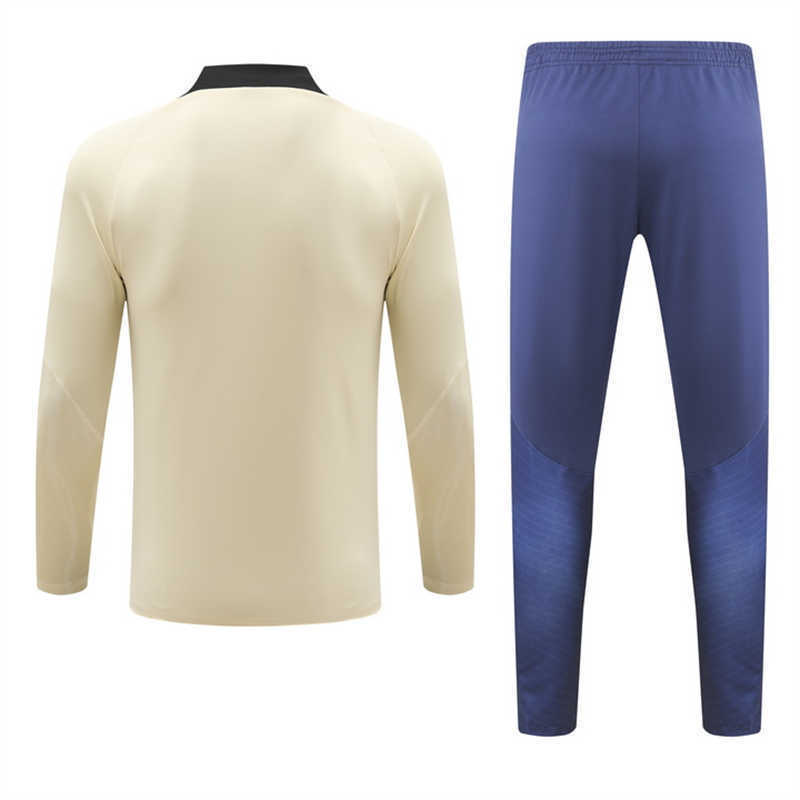 (image for) 2023/24 Paris Saint-Germaink Yellow Tracksuit(Neck Zipper)