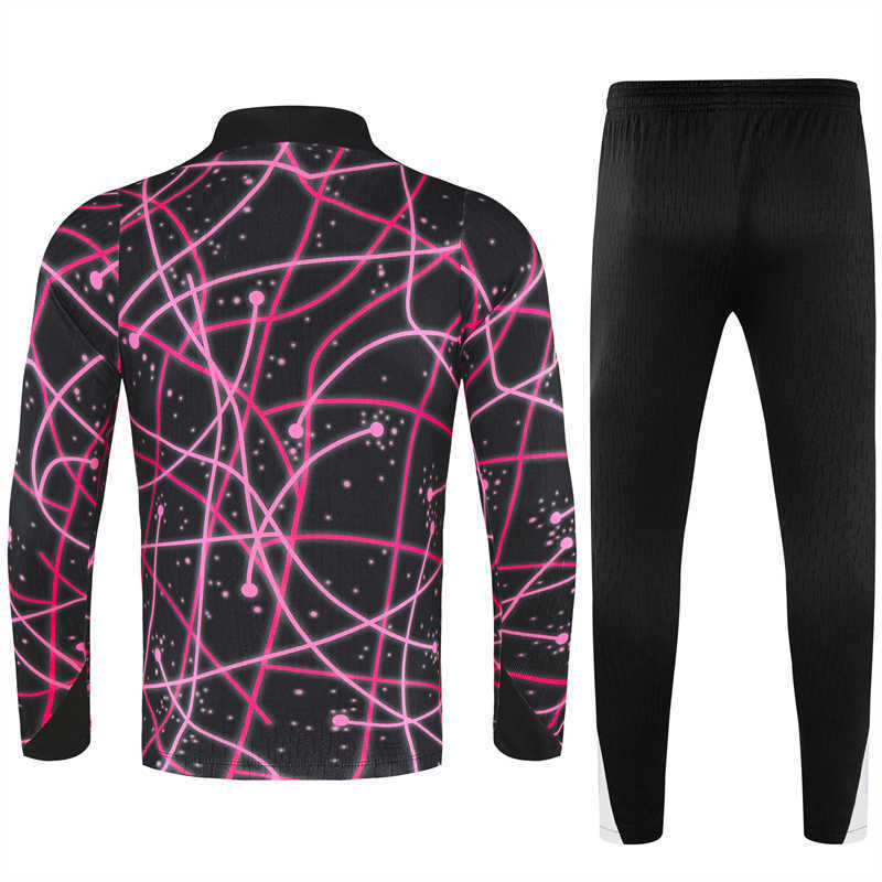 (image for) 2025/26 Paris Saint-Germaink Black3 Tracksuit(Neck Zipper)