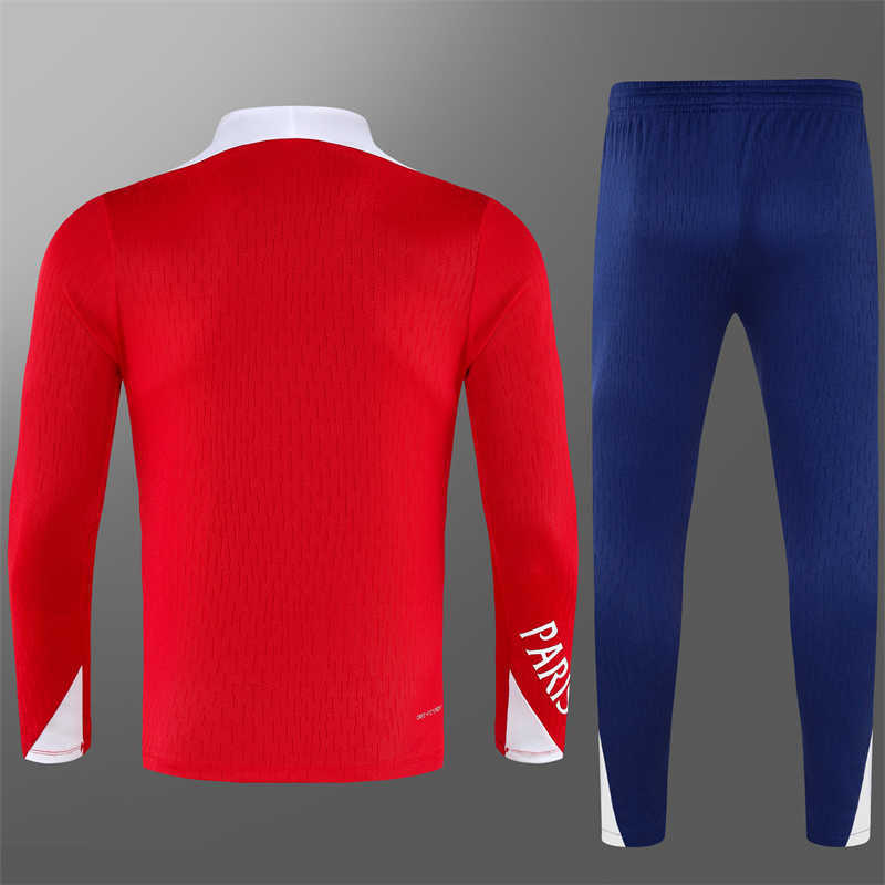 (image for) 2025/26 Paris Saint-Germaink Red Tracksuit(Neck Zipper)