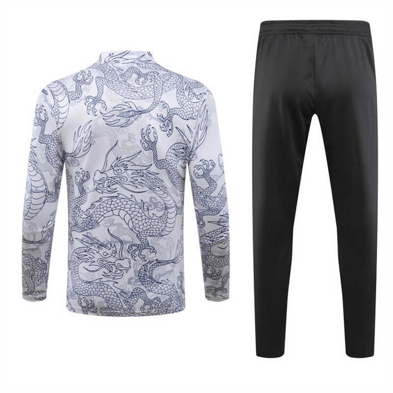 (image for) 2023/24 Real Madridnk White2 Tracksuit(Neck Zipper)