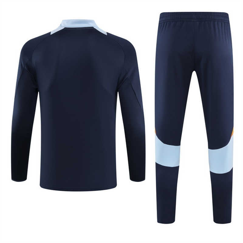 (image for) 2024/25 Real Madridnk Navy Tracksuit(Neck Zipper)