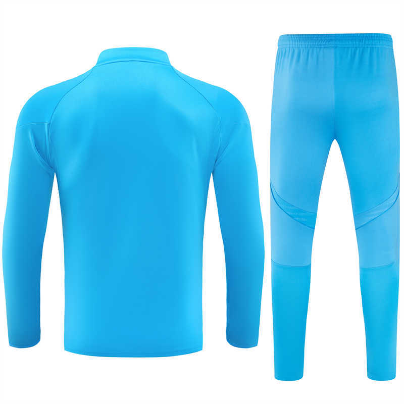 (image for) 2025/26 Real Madridnk Blue Tracksuit(Neck Zipper)