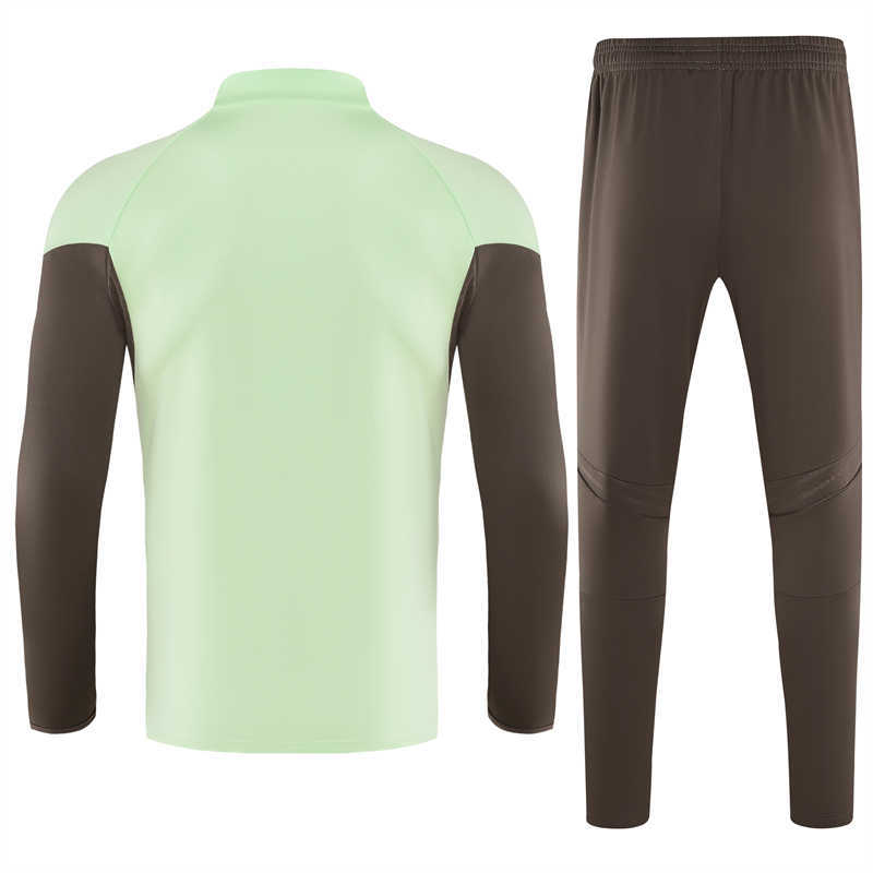 (image for) 2025/26 Real Madridnk Green Tracksuit(Neck Zipper)