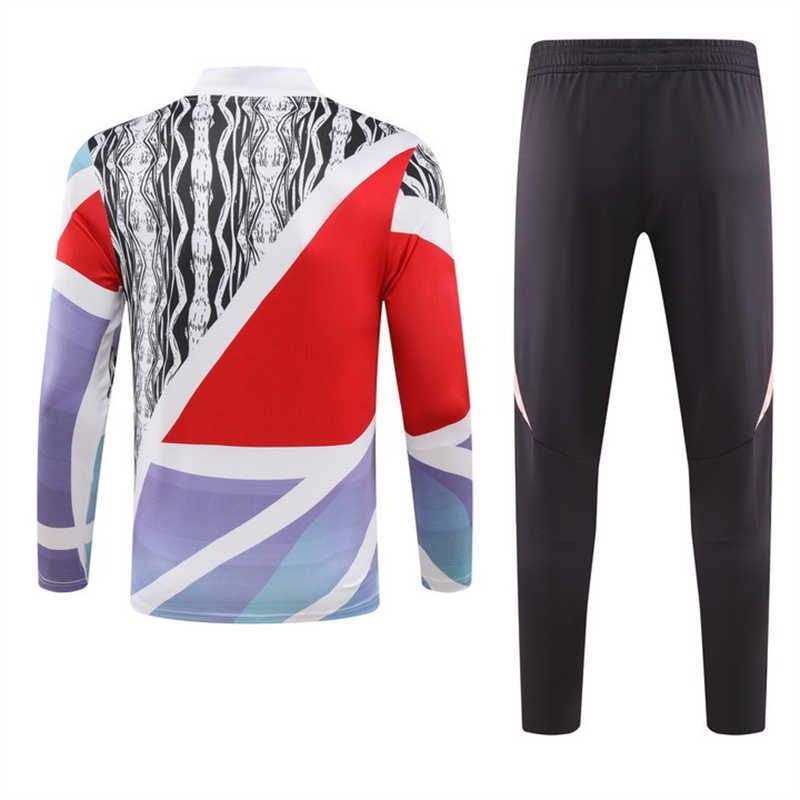 (image for) 2024/25 Arsenalnk RedBlue Youth Tracksuit(Neck Zipper)