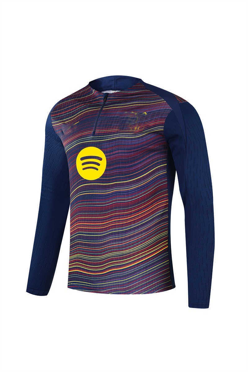 2025/26 Barcelonank Navy2 Youth Tracksuit(Neck Zipper) (image for) 2025/26 Barcelonank Navy2 Youth Tracksuit(Neck Zipper)