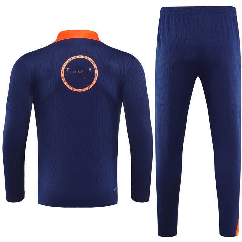 (image for) 2025/26 Barcelonank Navy3 Youth Tracksuit(Neck Zipper)