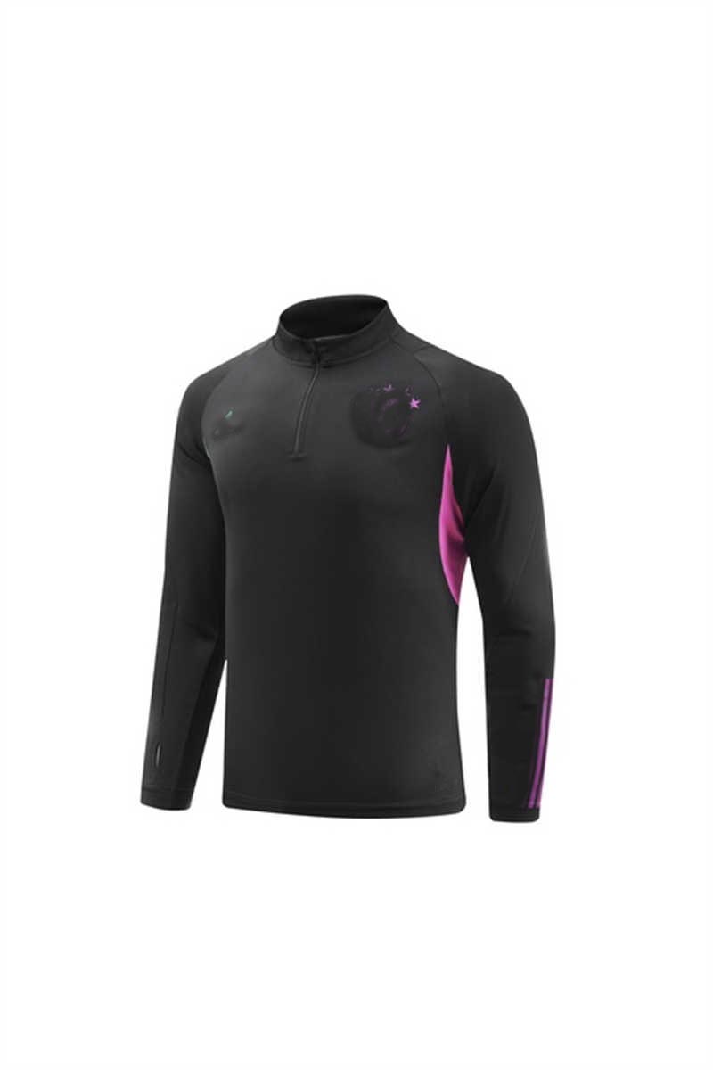 2023/24 Bayern Munichnk Black Youth Tracksuit(Neck Zipper) (image for) 2023/24 Bayern Munichnk Black Youth Tracksuit(Neck Zipper)