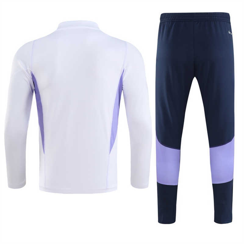 (image for) 2023/24 Cruzeiro White Youth Tracksuit(NeckZipper)