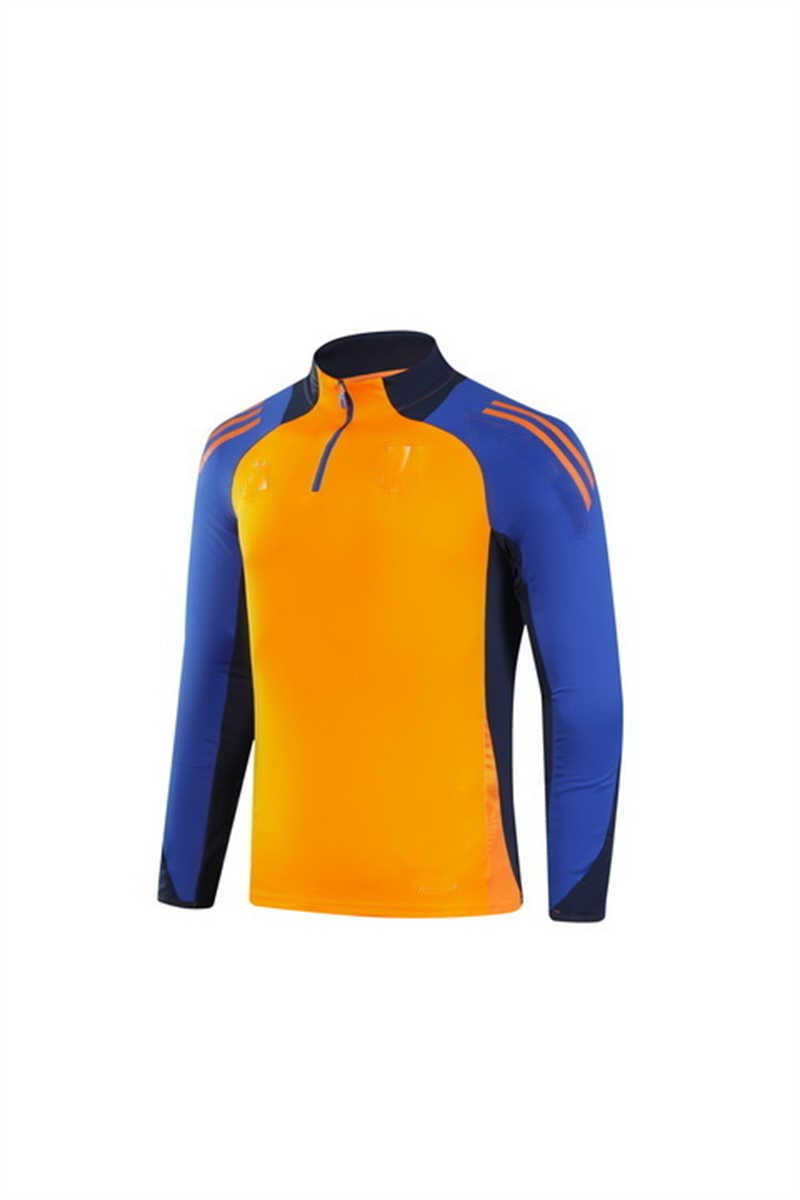 2024/25 Juventusnk Orange Youth Tracksuit(Neck Zipper) (image for) 2024/25 Juventusnk Orange Youth Tracksuit(Neck Zipper)