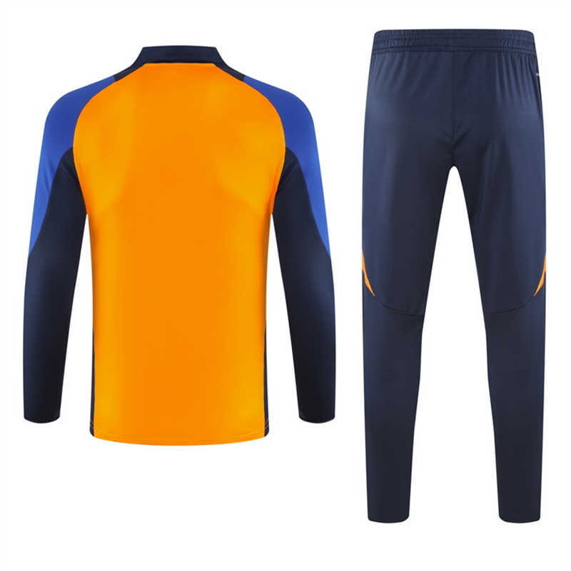 (image for) 2024/25 Juventusnk Orange Youth Tracksuit(Neck Zipper)