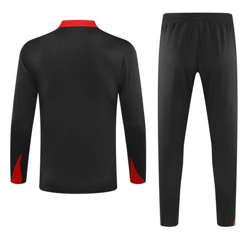 (image for) 2024/25 Liverpoolnk Black Youth Tracksuit(Neck Zipper)