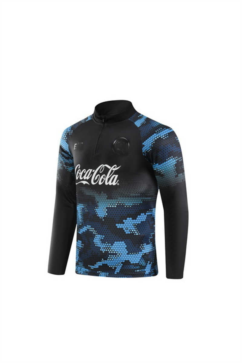 2024/25 Napolink Black Youth Tracksuit(Neck Zipper) (image for) 2024/25 Napolink Black Youth Tracksuit(Neck Zipper)