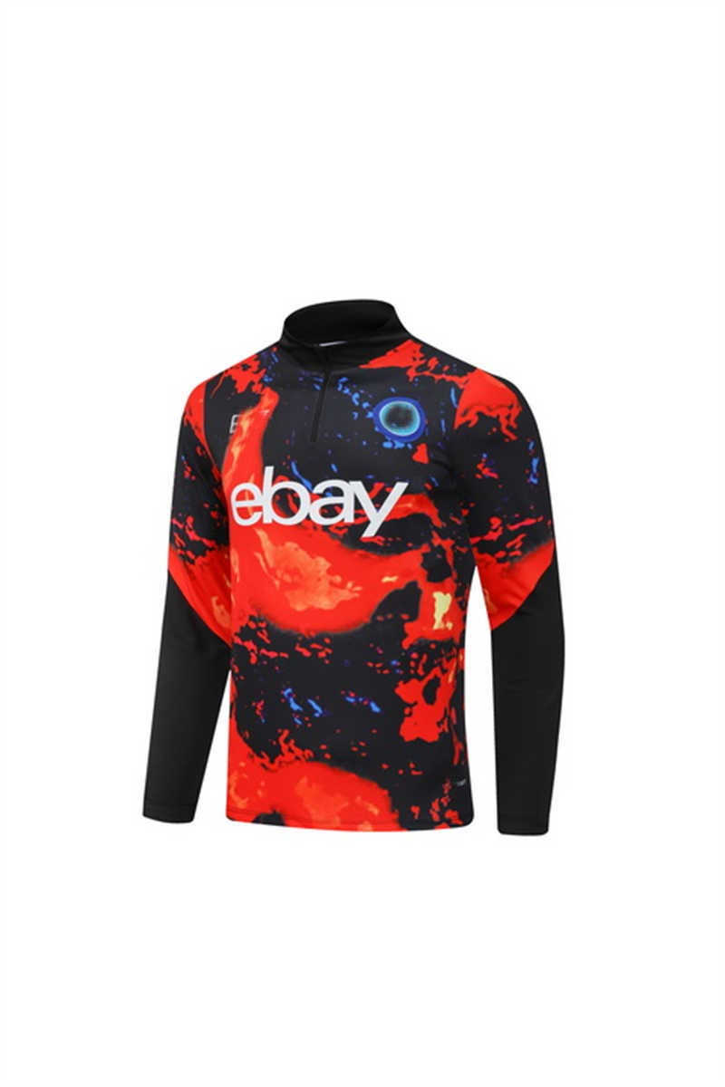 (image for) 2024/25 Napolink RedBlack Youth Tracksuit(Neck Zipper)