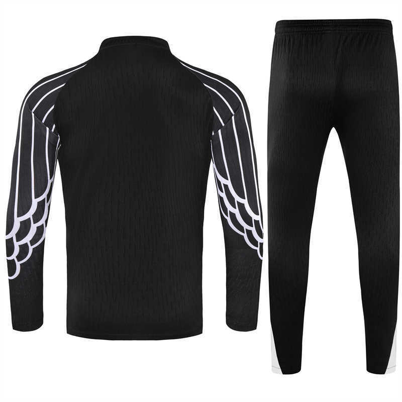 (image for) 2025/26 Paris Saint-Germaink Black Youth Tracksuit(Neck Zipper)