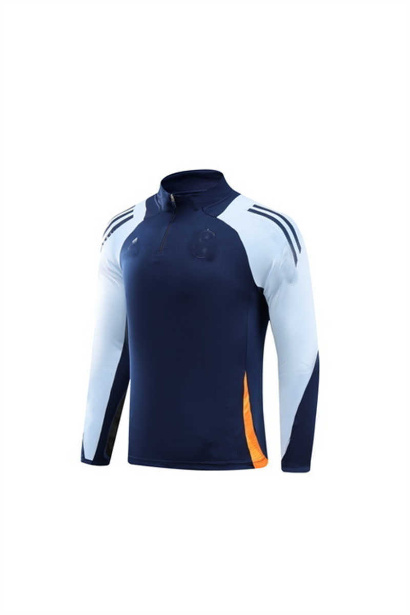 (image for) 2024/25 Real Madridnk Navy2 Youth Tracksuit(Neck Zipper)