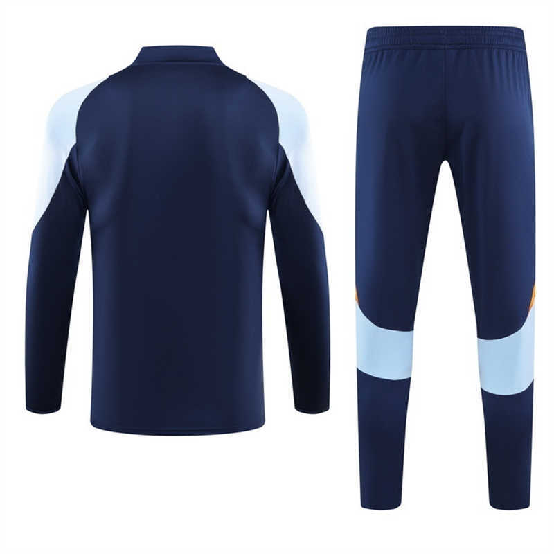 (image for) 2024/25 Real Madridnk Navy2 Youth Tracksuit(Neck Zipper)
