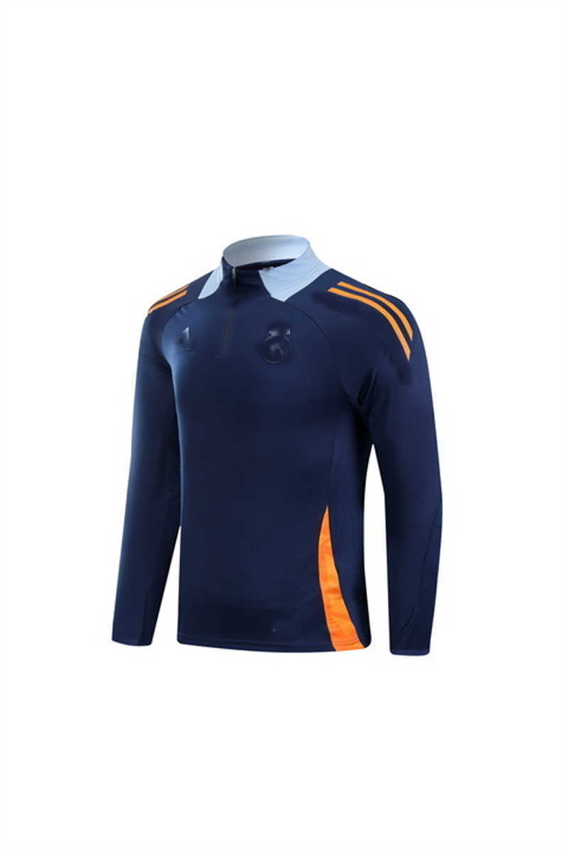 (image for) 2024/25 Real Madridnk Navy Youth Tracksuit(Neck Zipper)