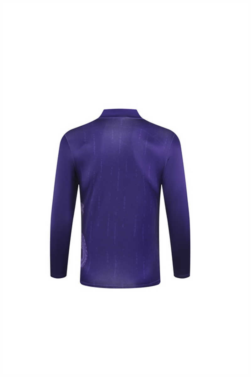 (image for) 2024/25 Real Madridnk Purple Youth Tracksuit(Neck Zipper)