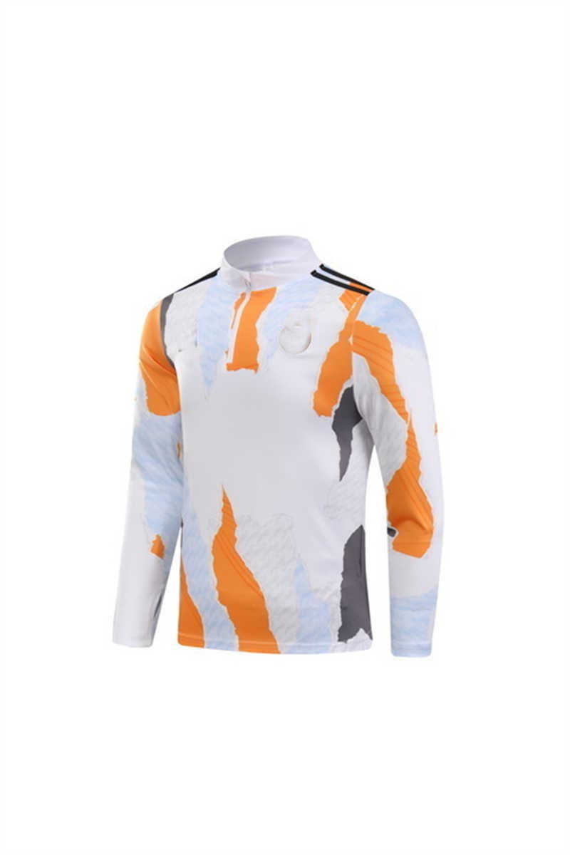 (image for) 2024/25 Real Madridnk White3 Youth Tracksuit(Neck Zipper)