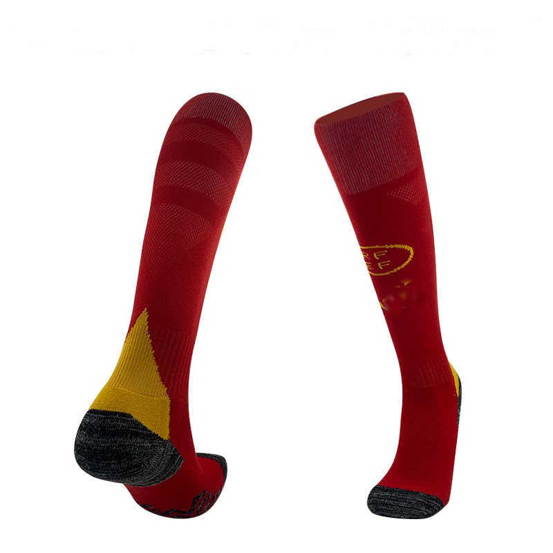 AAA 2024 Spain Home Soccer Socks (image for) AAA 2024 Spain Home Soccer Socks